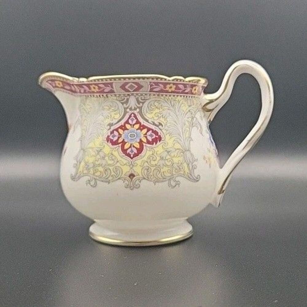 Vintage Shelley Georgian Red Creamer 13361 Gainsborough Shape Fine Bone China